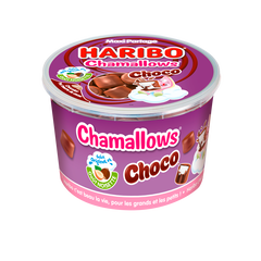 Chamallows choco noisette boîte de bonbons goût noisette 500g